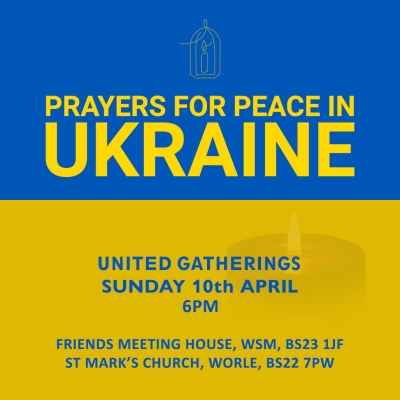 Prayer Vigils for Ukraine - Sunday 10th April, 6pm