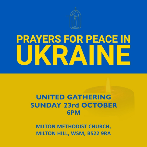 Vigil for Ukraine Sun 23rd October 6pm